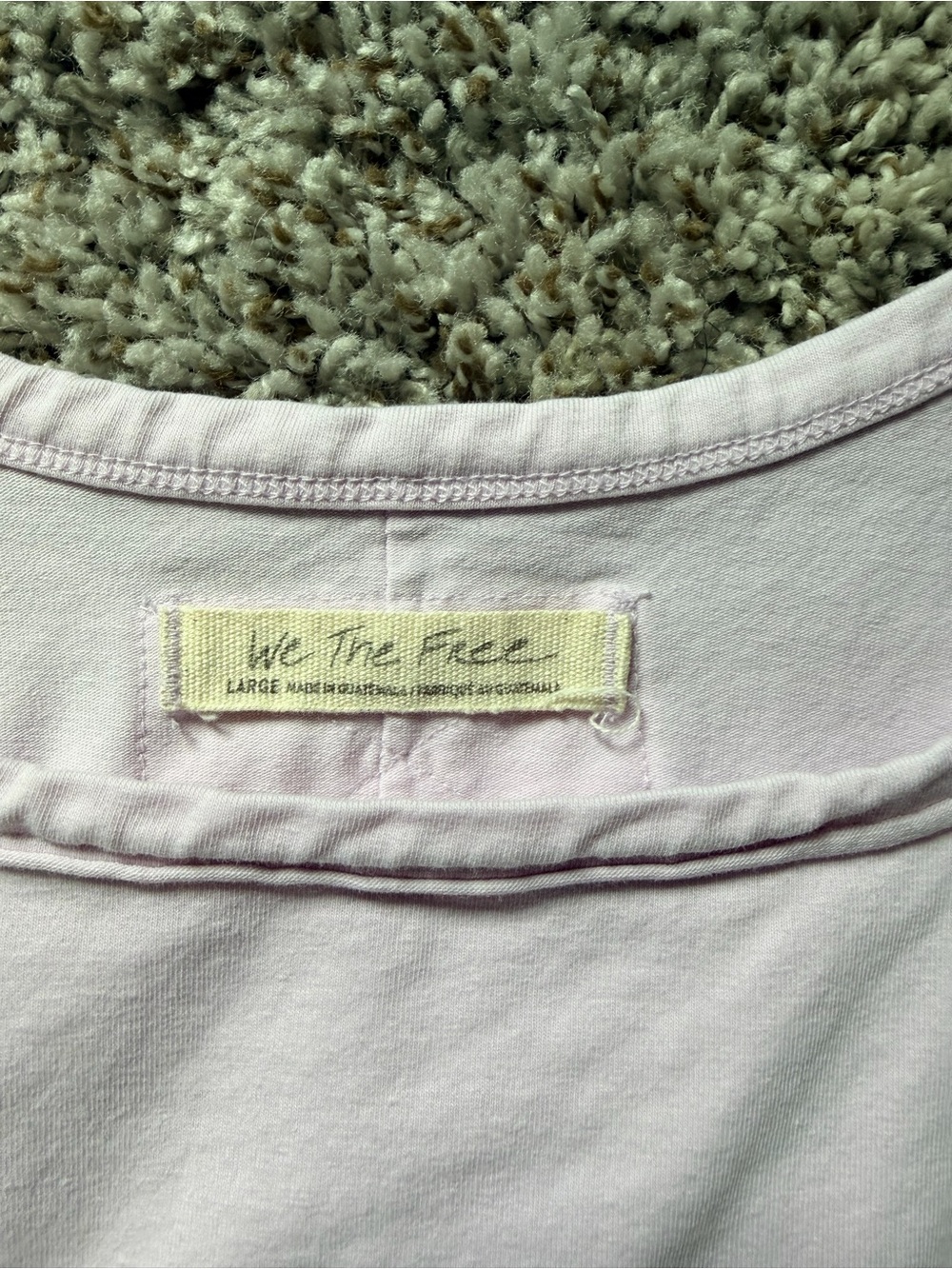 We The Free purple Scoop-Neck Long Sleeve Top Runs Small - Picture 2 of 5